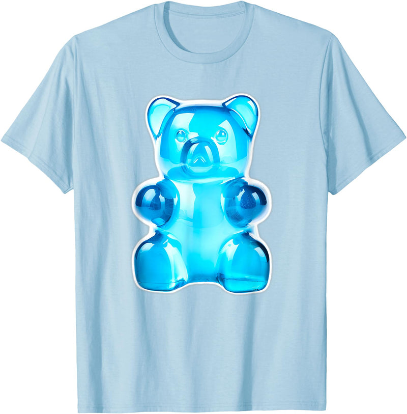 Urban Empyre Blue Gummy Bear Candy T-Shirt - Baby Blue