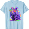 Cute Hamster Art for Men Women Kids Syrian Hamster Lover T-Shirt - Baby Blue