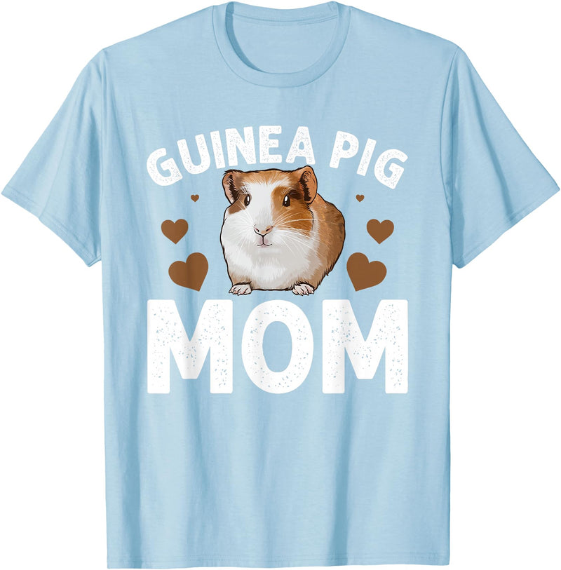 Guinea Pig Gift Guinea Pig Accessories & Stuff Cute Guinea Pig Art for Women Girl Adult Guinea Pig Lovers T-Shirt - Baby Blue