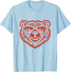 Bear Lover Merch Bear Sunglasses - Bear Lover T-Shirt - Baby Blue