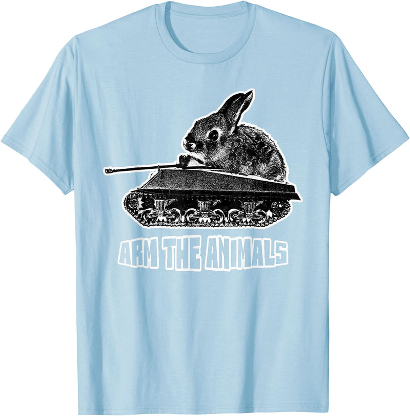 Cute Rabbit Lover Bunny Graphic Tank Top in Baby Blue