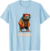 The Rizzly Grizzly Rizzly Bear Cool Grizzly Bear Wearing Sunglasses Rizz Slang T-Shirt - Baby Blue