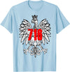 Polish Pride Buffalo Dyngus Day Shirt Polish Falcon Eagle 716 Buffalo NY New York T-Shirt - Baby Blue