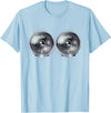 Halloween Shop Headlights Funny Costume Tee Halloween T-Shirt - Baby Blue