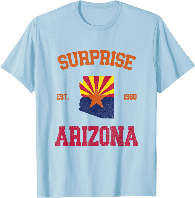 Surprise Arizona AZ Designs Surprise Arizona T-Shirt - Baby Blue