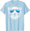 Sunglasses Zoo Mega Cool Polar Bear T-Shirt - Baby Blue