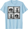 Vintage Rabbit Astronaut T-Shirt in Baby Blue
