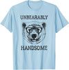 Trendy Apparel Trendy Unbearably Handsome Stunning Bear Face T-Shirt - Baby Blue