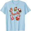 Peppa Pig Christmas Gingerbread Cookies T-Shirt - Baby Blue