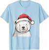 Merry Christmas Gifts For The Whole Family Christmas Holiday Season Xmas Polar Bear T-Shirt - Baby Blue