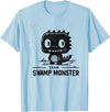 Horror Cool Kids and Adults Swamp Monster Team Halloween T-Shirt - Baby Blue