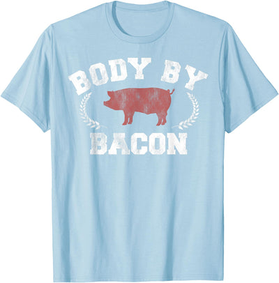 Body By Bacon Pig Vintage Collegiate T-Shirt
