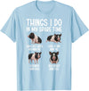 Funny Mini Pigs For Mini Pig Lover Things I Do Mini Pig Lover Mini Pigs T-Shirt - Baby Blue