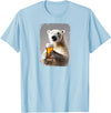 Polar bear Beer Design Polar bear Beer T-Shirt - Baby Blue