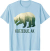 Kotzebue SE Alaskan Wild Bear & Nature Lover Kotzebue Grizzly Bear Southeast Alaska Forest Wildlife T-Shirt - Baby Blue