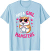 Girls Hamster T-Shirt - Baby Blue