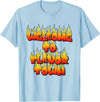 Halloween Flavor Town Welcome To Flavor Town Halloween T-Shirt - Baby Blue