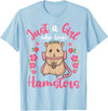 Hamster Just a Girl Who Loves Hamsters T-Shirt - Baby Blue