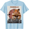 Funny Hamster T-Shirt Hamzilla- Cute Gift for Hamster Lovers T-Shirt - Baby Blue