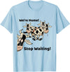 Outstanding in the Field Shirts Funny Cow Shirt Wait Till The Cows Come Home T-Shirt - Baby Blue