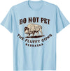 Nebraska Buffalo Funny Quote Nebraska Do Not Pet the Fluffy Cows Funny Bison Souvenir T-Shirt - Baby Blue