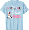Cow Birthday Cow Lover Gifts For Family Men Woman Friend of The Birthday Girl Farm Cow Friend Matching Family T-Shirt - Baby