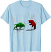 Stock Market Bulls vs Bears Graphic T-Shirt - Baby Blue
