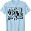 Halloween Spooky Tee Vintage Halloween Horror Spooky Season T-Shirt - Baby Blue