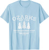 Arkansas Wilderness Designs and Gifts Buffalo National River - Arkansas - Ozark Mountains T-Shirt - Baby Blue