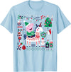 Peppa Pig Christmas Horse T-Shirt - Baby Blue