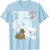 Arctic Animals Birthday Party Family Matching Bday Arctic Animals 5th Birthday Polar Bear Walrus Fox Sea Theme T-Shirt - Baby Blue
