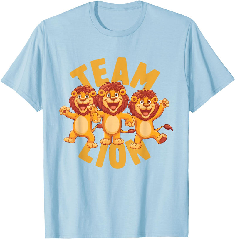Lion Design for Lion Lovers Team Lion Stuff | Lion Costume | Products for Lion T-Shirt - Baby Blue