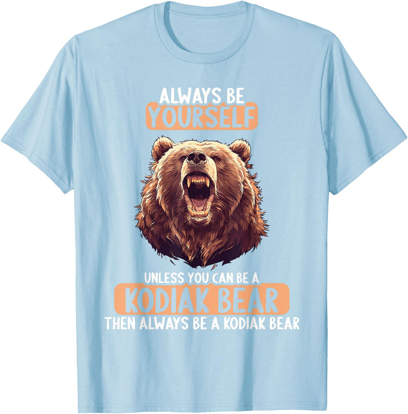 Kodiak Bears Kodiak Bear Lovers Shop Kodiak Bears Kodiak Bear T-Shirt - Baby Blue