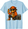 Creative & Funny Teddy Bear Gifts Hip Hop Teddy Bear T-Shirt - Baby Blue