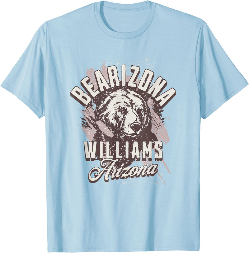 Williams Arizona Bearizona Wildlife Park Bearizona Arizona Bear AZ T-Shirt - Baby Blue