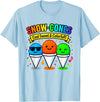 Halloween Shirts By HustlaGirl Snow Cones Cold Sweet and Colorful T-Shirt - Baby Blue