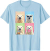 polar bears polar bear Shop Polar Bears Funny Polar Bear T-Shirt - Baby Blue