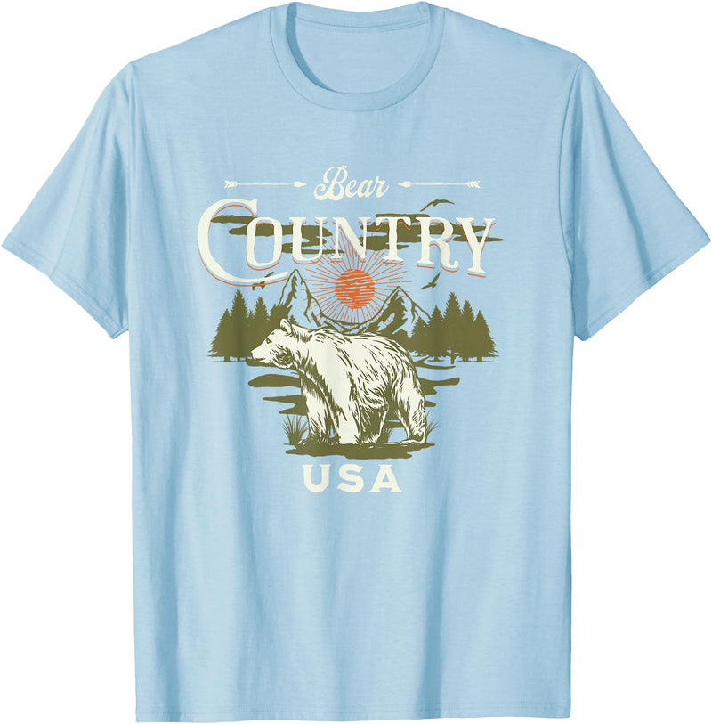 Bear Country USA Rapid City South Dakota T-Shirt - Baby Blue