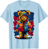 Magical and Funny Teddy Bear lover Gifts Hip Hop Teddy Bear Rap Music T-Shirt - Baby Blue