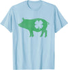 Pig - Shamrock St Patricks Day - Shirts Pig - Shamrock St Patricks Day Saint Paddys Irish Funny T-Shirt - Baby Blue