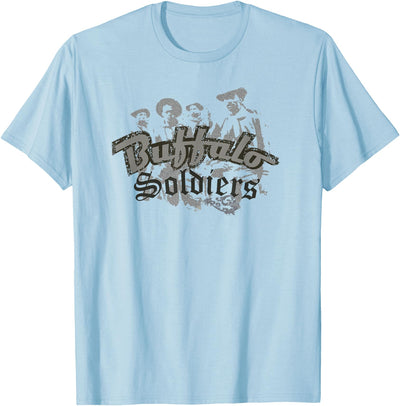 Cow Gene Brown Drawn2themusic the Buffalo Soldiers T-Shirt