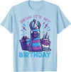Birthday Party Shirts For Men Women Kids Bruh Its My Birthday Llama Pinata Bday Party Men Women Kids T-Shirt - Baby Blue