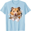Cute Hamster Design for Men Women Kids Animal Hamster Lovers T-Shirt - Baby Blue