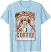 Bear Coffee Lover Sarcastic Bear Coffee Is A Food Group Bear Coffee T-Shirt - Baby Blue
