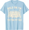 Funny Dad Meme Sarcasm Fathers Day Halloween Tees Hold On I'm Texting My Dad Ouija Board Funny Women Men T-Shirt - Baby Blue