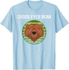 Moose Bronco Funny Cross Eyed Bear Animal Graphic T-Shirt - Baby Blue