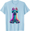 Llama Gamer Lovers Animal Men Women Kids Llama Gaming Animal Video Games Funny Llama T-Shirt - Baby Blue