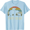 Bear Cubs Family Matching Gifts & Shirts Clothing Funny Papa Bear Shirts, Cub 2 Kids Fathers Day Grandpa T-Shirt - Baby Blue