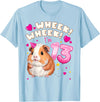 Birthday Girl by Content Design Studio 13th Birthday Girl 13 Years, Guinea Pig and Big Number 13 T-Shirt - Baby Blue