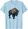 Buffalo Animal Buffalo Bison Animal Costume for Boys and Girls T-Shirt - Baby Blue